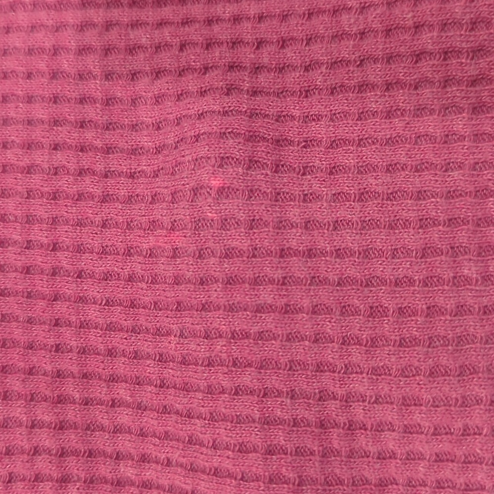 Carhartt Women's en's Waffle Knit Hoodie Mauve Rosey Pink - Picture 6 of 7